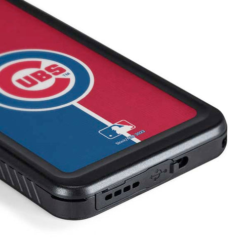 MLB Chicago Cubs Split Galaxy S24 Waterproof Case