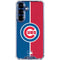 MLB Chicago Cubs Split Galaxy S25 FE Clear Case