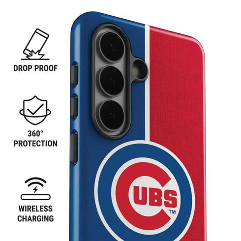 MLB Chicago Cubs Split Galaxy S26 Impact Case