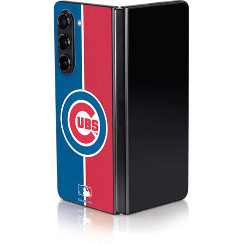 MLB Chicago Cubs Split Galaxy Z Fold5 5G Skin