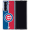 MLB Chicago Cubs Split Galaxy Z Fold7 Clear Case