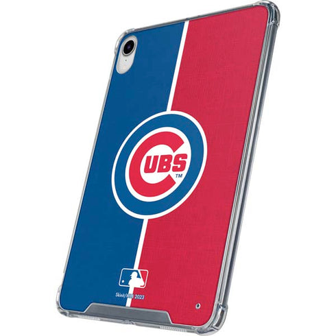 MLB Chicago Cubs Split iPad 11th Gen (2025) Clear Case