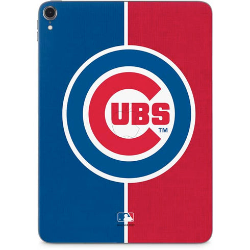 MLB Chicago Cubs Split Apple iPad Pro Skin