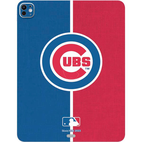 MLB Chicago Cubs Split iPad Pro 13in M4 (2024) Skin