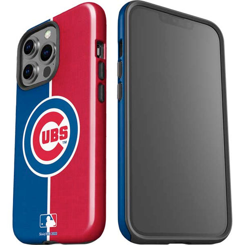 MLB Chicago Cubs Split iPhone 15 Pro Impact Case