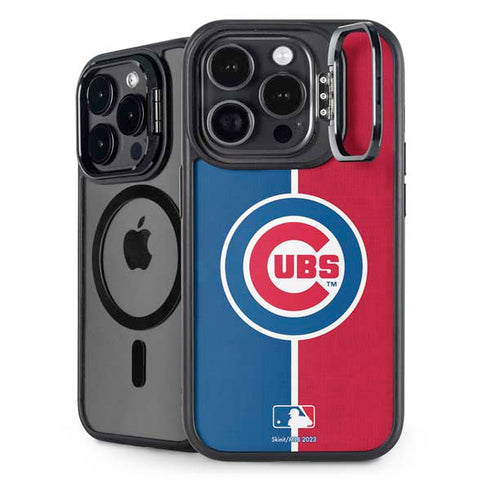 MLB Chicago Cubs Split iPhone 15 Pro Kickstand Case