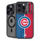 MLB Chicago Cubs Split iPhone 15 Pro Max Kickstand Case