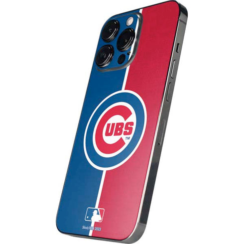MLB Chicago Cubs Split iPhone 15 Pro Max Skin