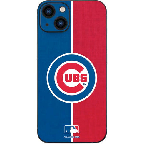 MLB Chicago Cubs Split iPhone 15 Skin
