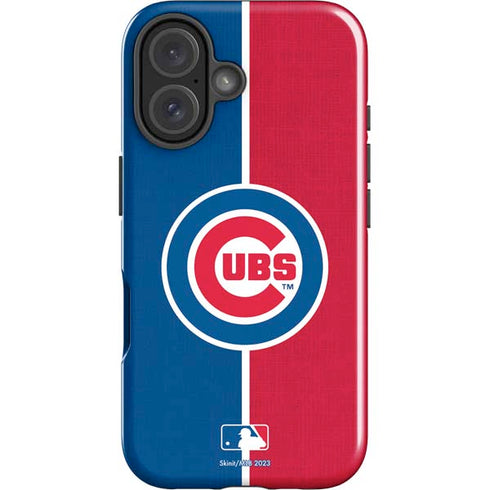 MLB Chicago Cubs Split iPhone 16 Impact Case