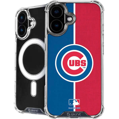 MLB Chicago Cubs Split iPhone 16 MagSafe Case