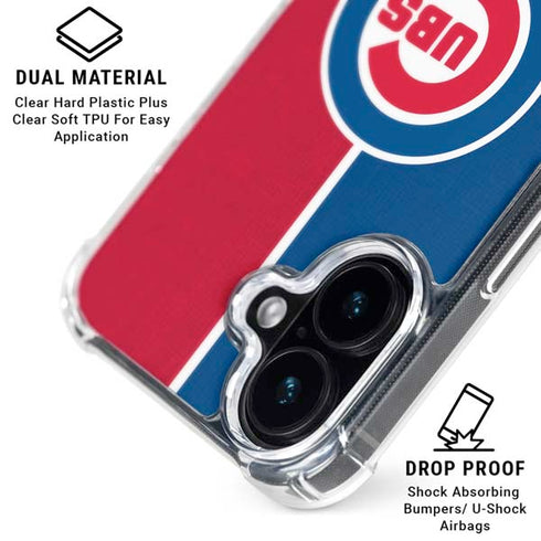 MLB Chicago Cubs Split iPhone 16 MagSafe Case
