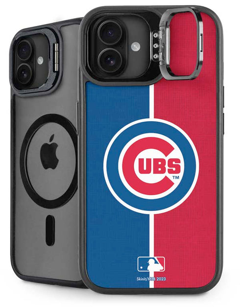 MLB Chicago Cubs Split iPhone 16 Plus Kickstand Case