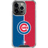 MLB Chicago Cubs Split iPhone 16 Pro Clear Case