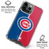 MLB Chicago Cubs Split iPhone 16 Pro Clear Case