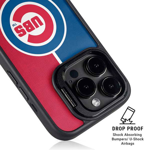MLB Chicago Cubs Split iPhone 16 Pro Kickstand Case