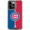 MLB Chicago Cubs Split iPhone 16 Pro Max Clear Case