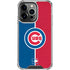 MLB Chicago Cubs Split iPhone 16 Pro Max Clear Case