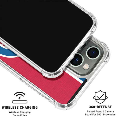 MLB Chicago Cubs Split iPhone 16 Pro Max Clear Case