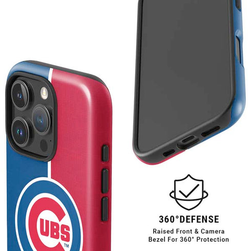 MLB Chicago Cubs Split iPhone 16 Pro Max Magsafe Impact Case