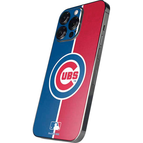 MLB Chicago Cubs Split iPhone 16 Pro Max Skin