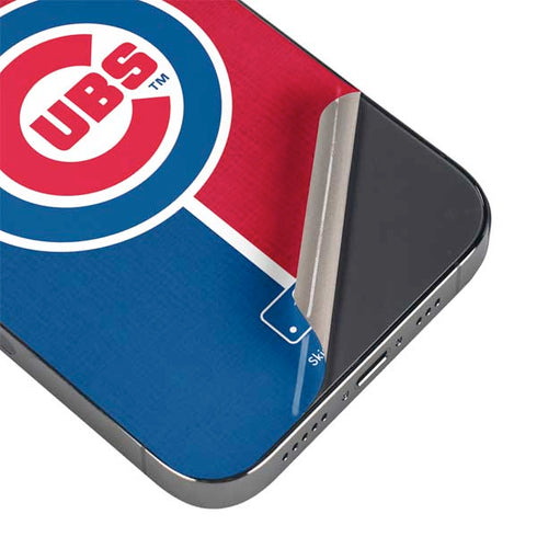MLB Chicago Cubs Split iPhone 16 Pro Max Skin