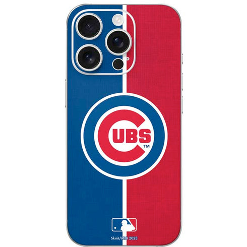 MLB Chicago Cubs Split iPhone 16 Pro Skin