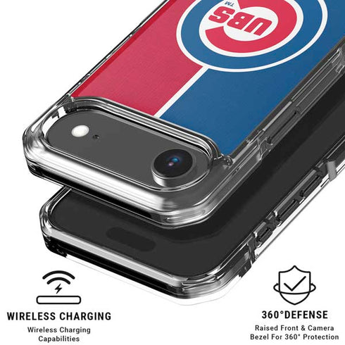 MLB Chicago Cubs Split iPhone 17 Air Clear Case