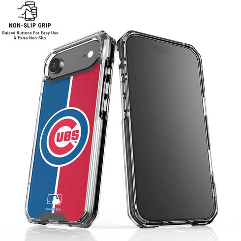 MLB Chicago Cubs Split iPhone 17 Air Clear Case