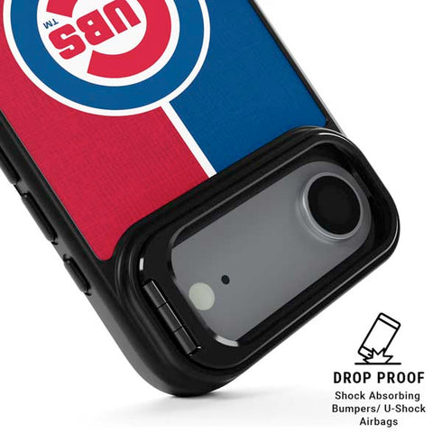 MLB Chicago Cubs Split iPhone 17 Air Kickstand Case