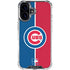 MLB Chicago Cubs Split iPhone 17 Clear Case