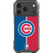 MLB Chicago Cubs Split iPhone 17 Pro Clear Case