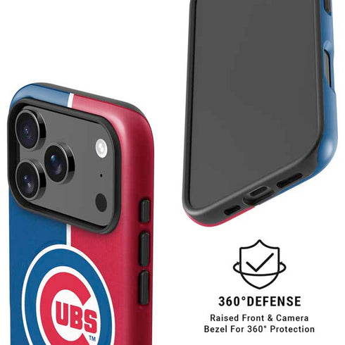 MLB Chicago Cubs Split iPhone 17 Pro Magsafe Impact Case