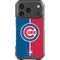MLB Chicago Cubs Split iPhone 18 Pro Clear Case