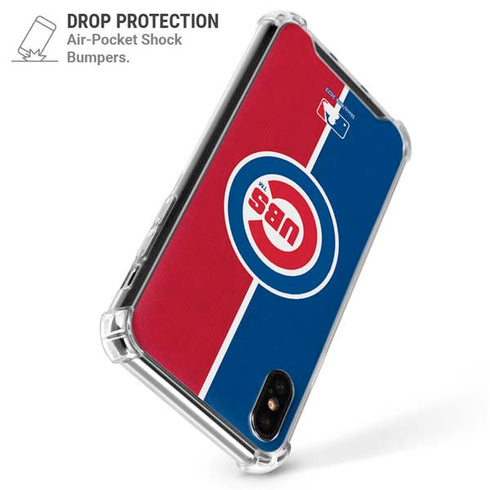 MLB Chicago Cubs Split iPhone X/XS Clear Case
