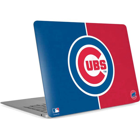 MLB Chicago Cubs Split Apple MacBook Air Skin