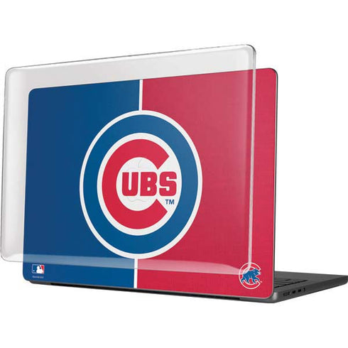 MLB Chicago Cubs Split MacBook Pro 14in (2021-24) Case plus Skin