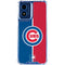 MLB Chicago Cubs Split Moto G 5G (2024) Clear Case