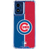MLB Chicago Cubs Split Moto G Play 4G (2024) Clear Case