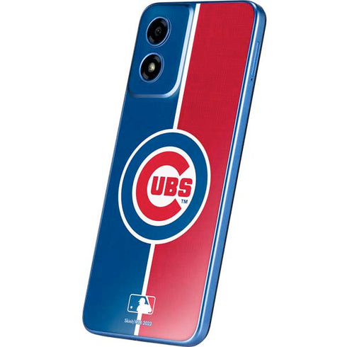 MLB Chicago Cubs Split Moto G Play 4G (2024) Skin