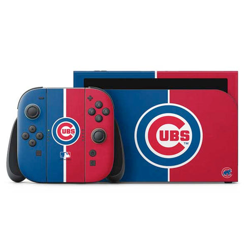 MLB Chicago Cubs Split Nintendo Switch 2 (2025) with Joy-Con Skin