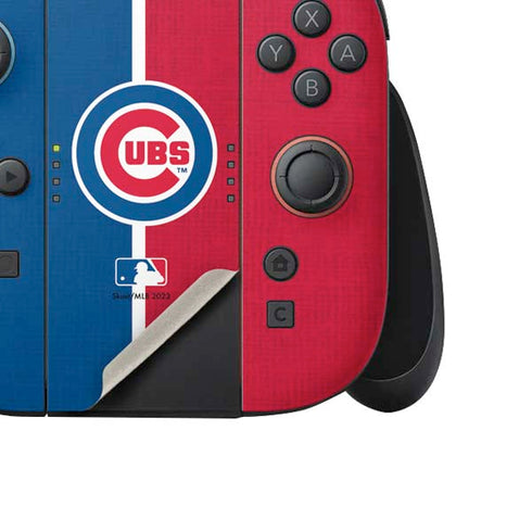 MLB Chicago Cubs Split Nintendo Switch 2 (2025) Joy-Con Controller Skin