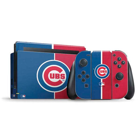MLB Chicago Cubs Split Nintendo Skins