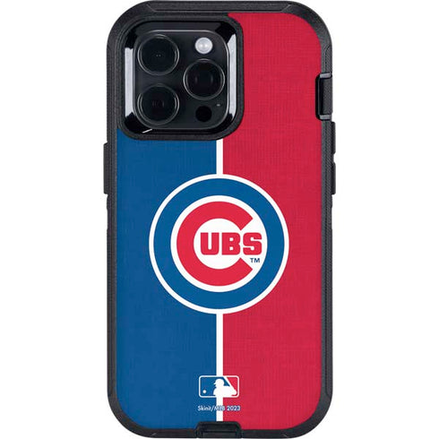 MLB Chicago Cubs Split Otterbox Defender iPhone Skin
