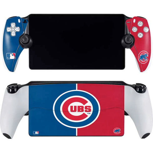 MLB Chicago Cubs Split PlayStation Portal Remote Player Skin