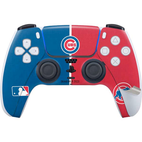 MLB Chicago Cubs Split PS5 Pro Disk Bundle Skin