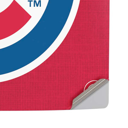 MLB Chicago Cubs Split PS5 Pro Disk Console Skin