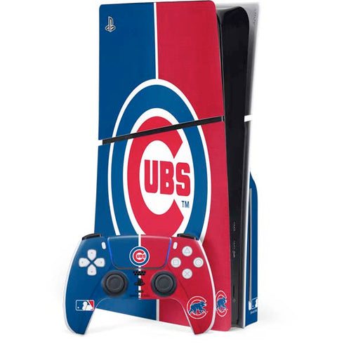 MLB Chicago Cubs Split PlayStation PS5 Skins