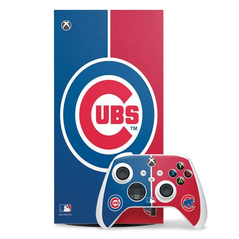 MLB Chicago Cubs Split Xbox Series X Skins
