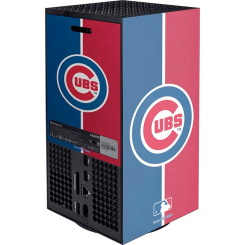 MLB Chicago Cubs Split XBox Series X Digital Edition Console Skin